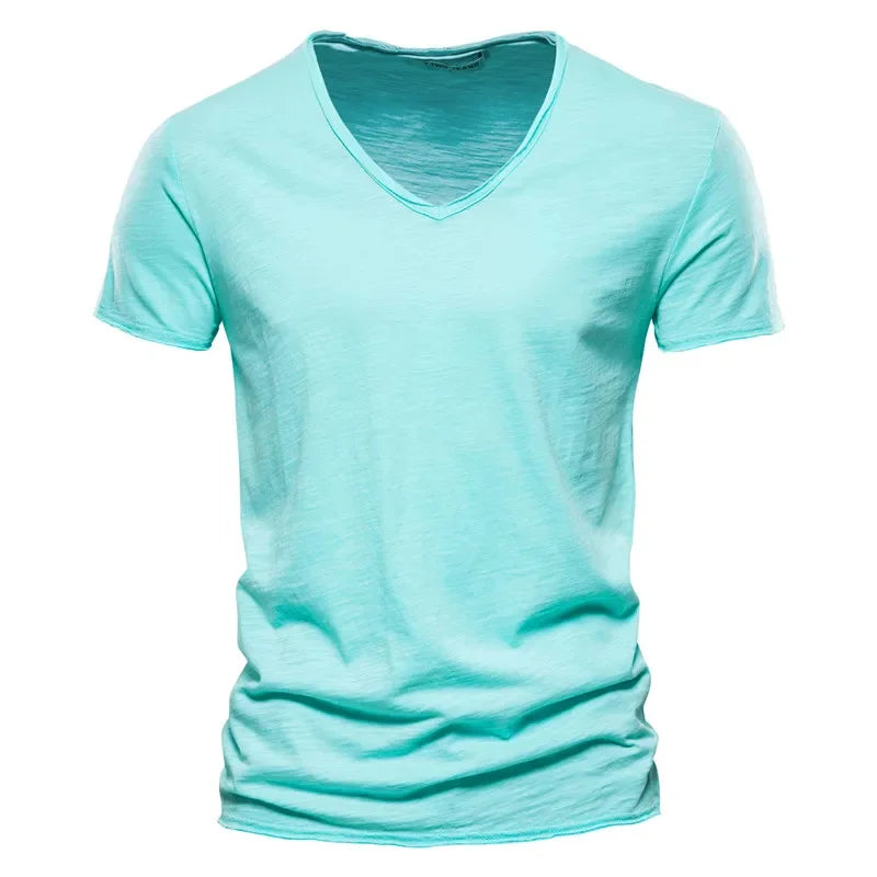 Men's Premium Slim V-Neck T-Shirt
